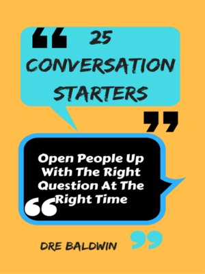 cover image of 25 Conversation Starters
